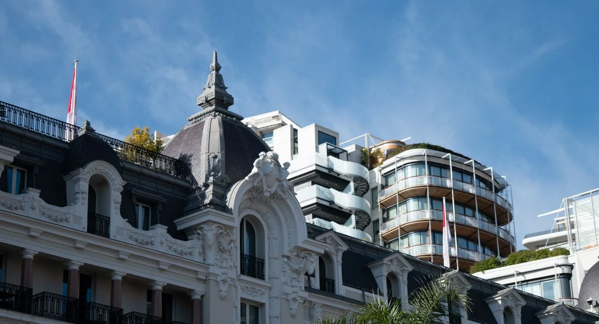Discover the classic and modern architectural beauty of Monte Carlo, Monaco's skyline.